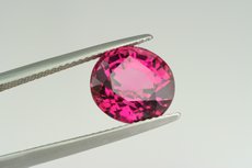 Fine purplish-red Tourmaline Cut 5 cts. Mozambique