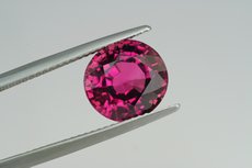 Fine purplish-red Tourmaline Cut 5 cts. Mozambique