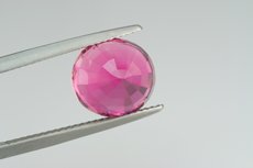 Fine purplish-red Tourmaline Cut 5 cts. Mozambique