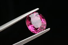 Purplish faceted Spinel