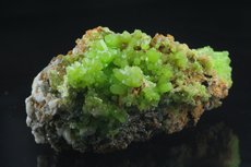 Fine Pyromorphite on Matrix