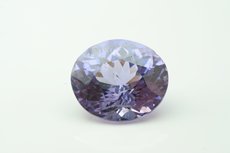 Blue-violet faceted Spinel