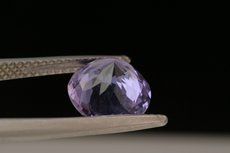 Blue-violet faceted Spinel