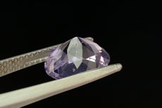 Blue-violet faceted Spinel