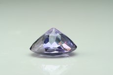 Blue-violet faceted Spinel