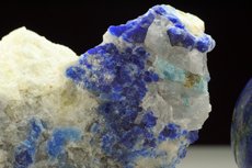 Lasurit (Lapis) Kristalle m. Apatit Burma