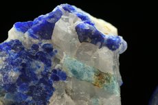 Lasurit (Lapis) Kristalle m. Apatit Burma