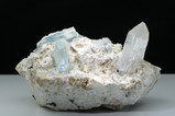 3 Aquamarine Crystals in Matrix Skardu