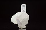 Achroite (Tourmaline) Crystal on Quartz 