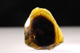 Yellow / black Tourmaline  Crystal Slice