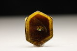 Yellow / brown Tourmaline  Crystal Slice