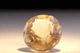 Petalite faceted  with light color change