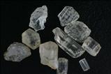 10 Transparent Phenakite Crystals