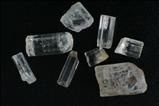 8 Transparente Phenakit- Kristalle