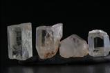 4 Transparent フェナサイト (Phenakite) 結晶  (Crystals)