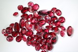57 pcs- Red Spinel Lot  oval & round cut