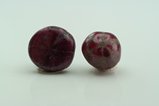 Two Trapiche Ruby Cabochons