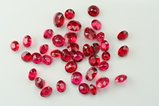 Lot of fine red faceted Spinel 39pcs.