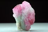 Pink Tourmaline Crystal on feldspar