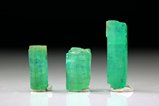 3 Ethiopian Emerald Crystals