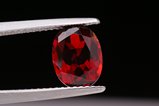 Top Deep red Clinohumite oval Cut Tanzania