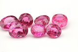 7 pcs. hot-pink faceted  Spinel