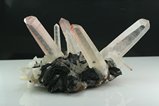 Fine  Quartz Crystals on Hematite